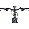 Rower crossowy INDIANA X-Cross 5.0 D19 28 cali damski Srebrno-błękitny Przerzutka przednia marka Shimano