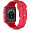 Pasek TECH-PROTECT Silicone do Apple Watch 6/7/8/9/10/SE/Ultra 1/2 (44/45/46/49mm) Czerwony Materiał TPU
