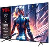Telewizor TCL 75C75B 75" QLED 4K 144Hz Google TV Dolby Atmos Dolby Vision HDMI 2.1 Dla graczy Tak