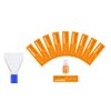 Zestaw czyszczący K&F CONCEPT APS-C Sensor Cleaning Swab Kit Przeznaczenie Do matryc APS-C Sensor Cleaning Swab Kit