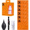 Zestaw czyszczący K&F CONCEPT do optyki Cleaning Kit 4w1 Zawartość zestawu Płyn do czyszczenia obiektywów