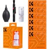 Zestaw czyszczący K&F CONCEPT do optyki Cleaning Kit 4w1 Zawartość zestawu Ściereczka z mikrofibry