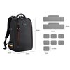 Plecak K&F CONCEPT Beta Backpack Czarny Materiał wodoodporny Nie