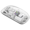 Mysz MARVO Prism B10 Biało-przezroczysty Interfejs 2.4 GHz
