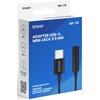 Adapter USB-C - Jack 3.5mm SAVIO AK-74 Czarny Typ USB - Jack 3.5 mm