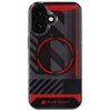 Etui AUDI IML Sport MagSafe do Apple iPhone 16 Czarno-czerwony