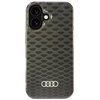 Etui AUDI IML Stitching Pattern MagSafe do Apple iPhone 16 Czarny