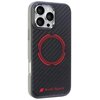 Etui AUDI Carbon Fiber Sport Red Circle MagSafe do Apple iPhone 16 Pro Max Czarny Model telefonu iPhone 16 Pro Max