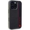 Etui AUDI Carbon Fiber Stripe do Apple iPhone 16 Pro Czarny Model telefonu iPhone 16 Pro