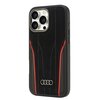 Etui AUDI Genuine Leather MagSafe do Apple iPhone 16 Pro Max Czarno-czerwony Kompatybilność Apple iPhone 16 Pro Max