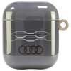 Etui na słuchawki AUDI IML Geometric Pattern do Apple AirPods 1/2 Szary