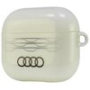 Etui na słuchawki AUDI IML Geometric Pattern do Apple AirPods 3 gen Biały Karabińczyk Nie