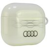 Etui na słuchawki AUDI IML Geometric Pattern do Apple AirPods 3 gen Biały Materiał Poliwęglan