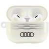 Etui na słuchawki AUDI IML Geometric Pattern do Apple AirPods Pro 2 gen Biały Karabińczyk Nie