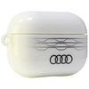 Etui na słuchawki AUDI IML Geometric Pattern do Apple AirPods Pro 2 gen Biały Materiał TPU