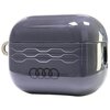 Etui na słuchawki AUDI IML Geometric Pattern do Apple AirPods Pro 2 gen Szary Materiał Poliwęglan