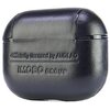 Etui na słuchawki AUDI Leather Big Logo do Apple AirPods 3 gen Czarny Materiał TPU