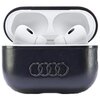Etui na słuchawki AUDI Leather Big Logo do Apple AirPods Pro 2 gen Czarny Wodoodporność Nie