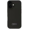 Etui AUDI Silicone Case do Apple iPhone 16 Czarny Seria telefonu iPhone