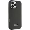 Etui AUDI Silicone Case do Apple iPhone 16 Pro Max Czarny Model telefonu iPhone 16 Pro Max