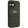 Etui AUDI Synthetic Leather do Apple iPhone 16 Czarny Model telefonu iPhone 16