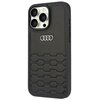 Etui AUDI Synthetic Leather do Apple iPhone 16 Pro Max Czarny Seria telefonu iPhone
