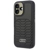Etui AUDI Synthetic Leather MagSafe do Apple iPhone 16 Czarny Seria telefonu iPhone