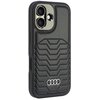 Etui AUDI Synthetic Leather MagSafe do Apple iPhone 16 Czarny Model telefonu iPhone 16