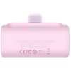 Powerbank BASEUS Compact 5000mAh 20W Różowy Typ kabla Kabel USB-C - USB-C