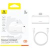 Powerbank BASEUS Compact 5000mAh 20W Biały Typ baterii Litowo-polimerowa
