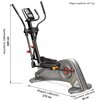 Orbitrek magnetyczny HMS H0601 8kg 39cm Ćwiczone partie mięśni Nogi