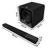 Soundbar KLIPSCH Flexus Core 200 + Subwoofer KLIPSCH Flexus Sub 100 Czarny Moc całkowita [W] 185