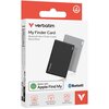 Lokalizator VERBATIM My Finder Card MYFCR-02BS Czarny/Srebrny (2 szt.) Szerokość [mm] 53.8