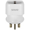 Adapter podróżny SAVIO AP-04 (Europa - Wielka Brytania)