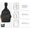 Plecak fotograficzny K&F CONCEPT Kf13.171 Sling 5L Czarny Wymiary wewnętrzne [cm] 28 x 19 x 12.5