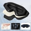 Maska na oczy TECH-PROTECT Eyeshade Sleep Czarny Liczba sztuk w opakowaniu 1