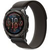 Pasek TECH-PROTECT Nylon do Garmin Fenix 5X/5X Plus/6X/6X Pro/7X/8 (51 mm) Czarno-pomarańczowy Materiał Nylon