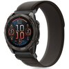 Pasek TECH-PROTECT Nylon do Garmin Fenix 5/6/6 Pro/7 (47 mm)/E Czarno-pomarańczowy Materiał Nylon