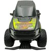 Zdalnie sterowany samochód terenowy z dużymi oponami, na masce widoczny napis "RAPTOR" oraz "4x4 OFF ROAD" na tle zielono-żółtym. Model ma czarną karoserię z detalami przypominającymi wloty powietrza.