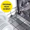 Zmywarka AMICA MDFM43E6QIS SilentDrive 2.0 Kosz górny Składane półki