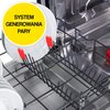 Zmywarka AMICA MDFM46B10EOIB SilentDrive 3.0 Kosz górny Składane półki