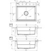 Zlewozmywak DEANTE Magnetic ZRM S10A Szary metaliczny Typ Montowany na równi z blatem