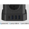 Listwa zasilająca NEWELL GaN Power Cube NL4387 Wi-Fi Nie