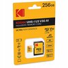 Karta pamięci KODAK 256gb U3 V30 + Adapter Adapter w zestawie Tak