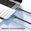 Kabel USB - USB-C/Lightning/Micro USB AWEI CL-975 100W 1.2 m Czarny Długość [m] 1.2
