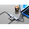 Hub HAWK HW-HUB601 6w1 USB Typu C, Pasywny Dodatkowe informacje Obsługa monitora 4K 30Hz
