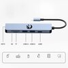 Hub HAWK HW-HUB601 6w1 USB Typu C, Pasywny Typ Pasywny