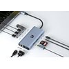 Hub HAWK HW-HUB1101 11w1 USB Typu C, Pasywny Porty wyjścia Czytnik kart SD - 1 szt.