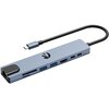 Hub HAWK HW-HUB801 8w1 USB Typu C, Pasywny