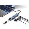 Hub HAWK HW-HUB801 8w1 USB Typu C, Pasywny Dodatkowe informacje Obsługa monitora 4K 30Hz